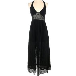 Free People Goth Black Lace XS Dress